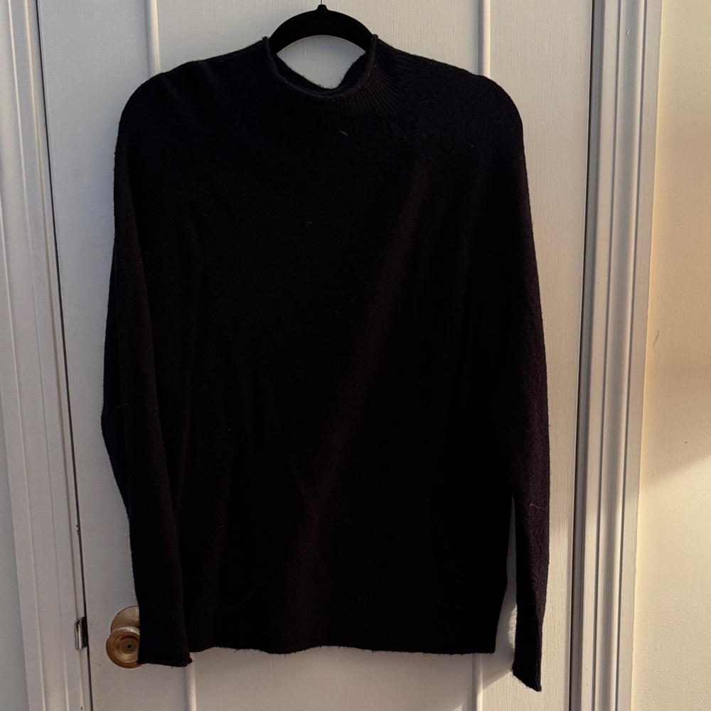 Black Mockneck Sweater